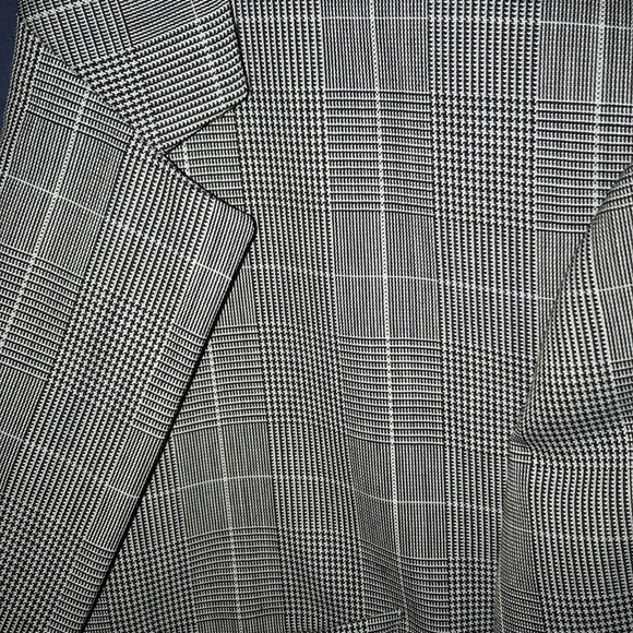 Plaid blue blazer - Picture 2 of 5